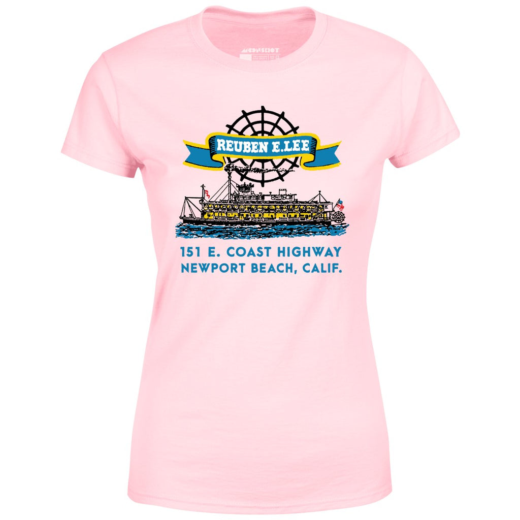 Reuben E. Lee - Newport Beach, CA - Vintage Restaurant - Women's T-Shirt