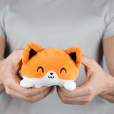 TeeTurtle Reversible Fox Plushie (Orange)