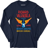 Richard Valenzuela and His Flying Guitar - Long Sleeve T-Shirt