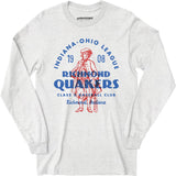 Richmond Quakers - Indiana - Vintage Defunct Baseball Teams - Long Sleeve T-Shirt