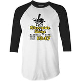 Riverside Dons - California - Vintage Defunct Baseball Teams - 3/4 Sleeve Raglan T-Shirt
