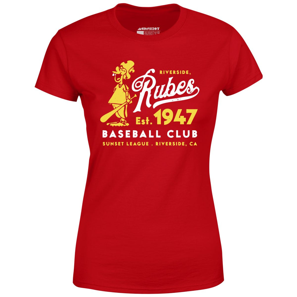 Riverside Rubes - California - Vintage Defunct Baseball Teams - Women's T-Shirt
