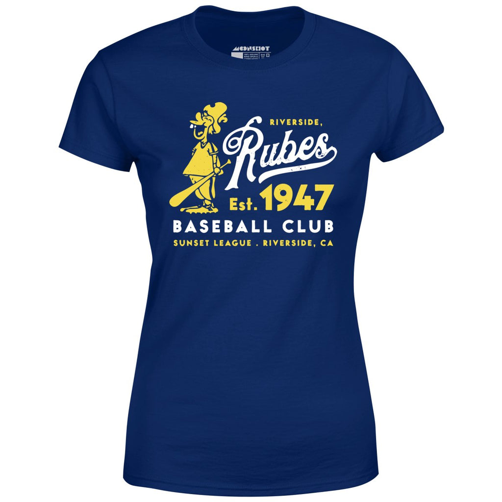Riverside Rubes - California - Vintage Defunct Baseball Teams - Women's T-Shirt