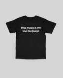 Rnb Language Black Tee