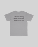Rnb Songs V2 Grey Tee