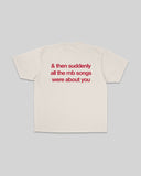 Rnb Songs V3 Oversized Cream Tee