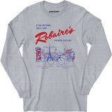 Robaire's French Cuisine - Los Angeles, CA - Vintage Restaurant - Long Sleeve T-Shirt