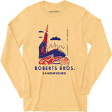 Roberts Bros Sandwiches - Los Angeles, CA - Vintage Restaurant - Long Sleeve T-Shirt