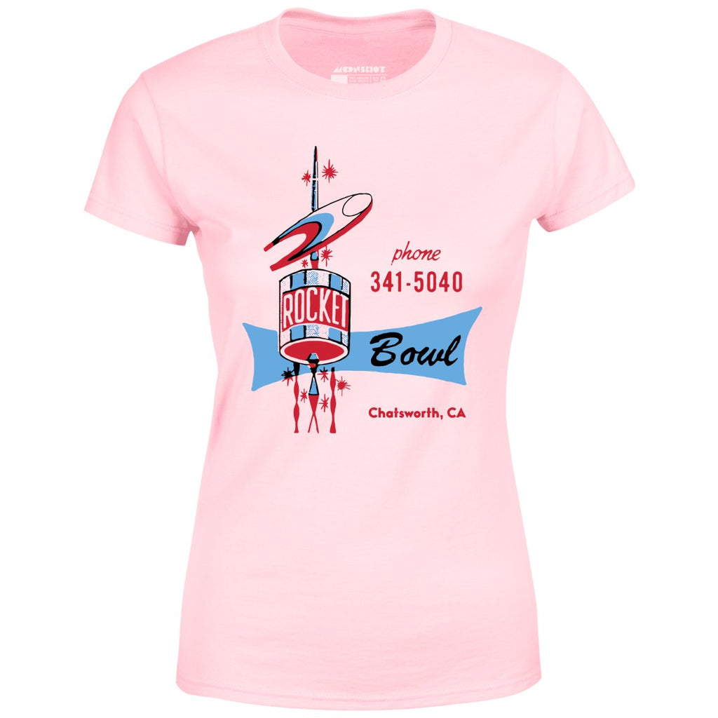 Rocket Bowl - Chatsworth, CA - Vintage Bowling Alley - Women's T-Shirt