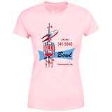 Rocket Bowl - Chatsworth, CA - Vintage Bowling Alley - Women's T-Shirt