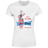 Rocket Bowl - Chatsworth, CA - Vintage Bowling Alley - Women's T-Shirt