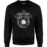Rockford Forest Citys - Illinois - Vintage Defunct Baseball Teams - Unisex Sweatshirt