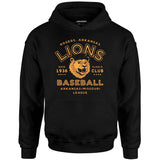 Rogers Lions - Arkansas - Vintage Defunct Baseball Teams - Unisex Hoodie