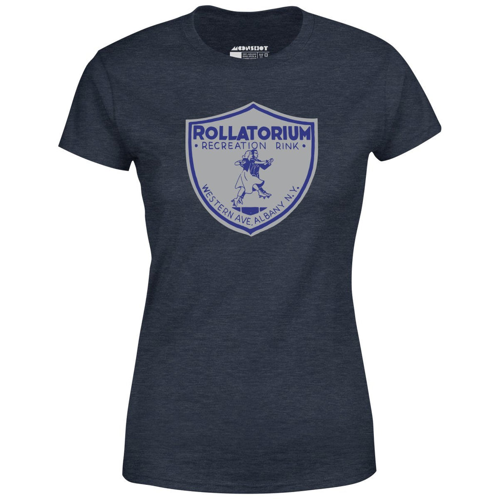 Rollatorium - Albany, NY - Vintage Roller Rink - Women's T-Shirt