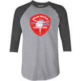 Rollerland - Oakland, CA - Vintage Roller Rink - 3/4 Sleeve Raglan T-Shirt