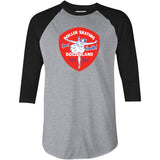 Rollerland - Oakland, CA - Vintage Roller Rink - 3/4 Sleeve Raglan T-Shirt