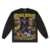 Ronaldinho BarÃ§a Classic Long Sleeved Tee Style001