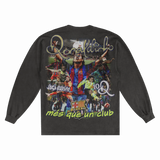 Ronaldinho BarÃ§a Classic Long Sleeved Tee Style002