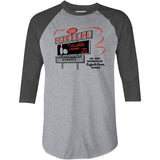 Rose Bowl - Buffalo Grove, IL - Vintage Bowling Alley - 3/4 Sleeve Raglan T-Shirt