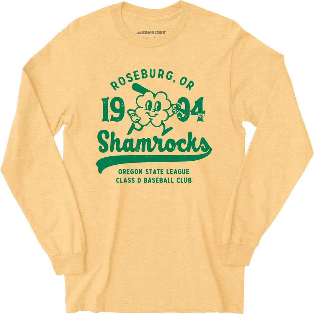 Roseburg Shamrocks - Oregon - Vintage Defunct Baseball Teams - Long Sleeve T-Shirt