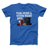 Four Score And Seven Beers Ago Men/Unisex T-Shirt