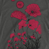 Paratrooper Poppy Field Memorial T-Shirt Style001