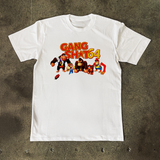 'GANG SH*T 64' WHITE HEAVYWEIGHT TEE
