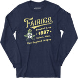 Salem Fairies - Massachusetts - Vintage Defunct Baseball Teams - Long Sleeve T-Shirt