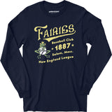 Salem Fairies - Massachusetts - Vintage Defunct Baseball Teams - Long Sleeve T-Shirt