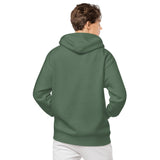 Salted Large Embroidery Unisex pigment-dyed hoodie