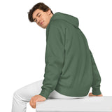 Salted Large Embroidery Unisex pigment-dyed hoodie