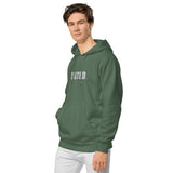 Salted Large Embroidery Unisex pigment-dyed hoodie