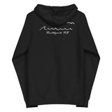 Salted Unisex fleece zip up hoodie Style001