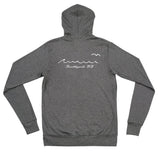 Salted Unisex zip hoodie