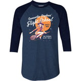 Samantha Stephens' Flight School - 3/4 Sleeve Raglan T-Shirt