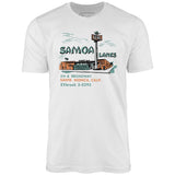 Samoa Lanes - Santa Monica, CA - Vintage Bowling Alley - Unisex T-Shirt