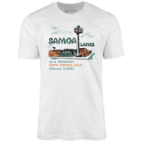Samoa Lanes - Santa Monica, CA - Vintage Bowling Alley - Unisex T-Shirt