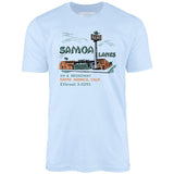 Samoa Lanes - Santa Monica, CA - Vintage Bowling Alley - Unisex T-Shirt