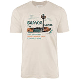 Samoa Lanes - Santa Monica, CA - Vintage Bowling Alley - Unisex T-Shirt