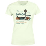 Samoa Lanes - Santa Monica, CA - Vintage Bowling Alley - Women's T-Shirt