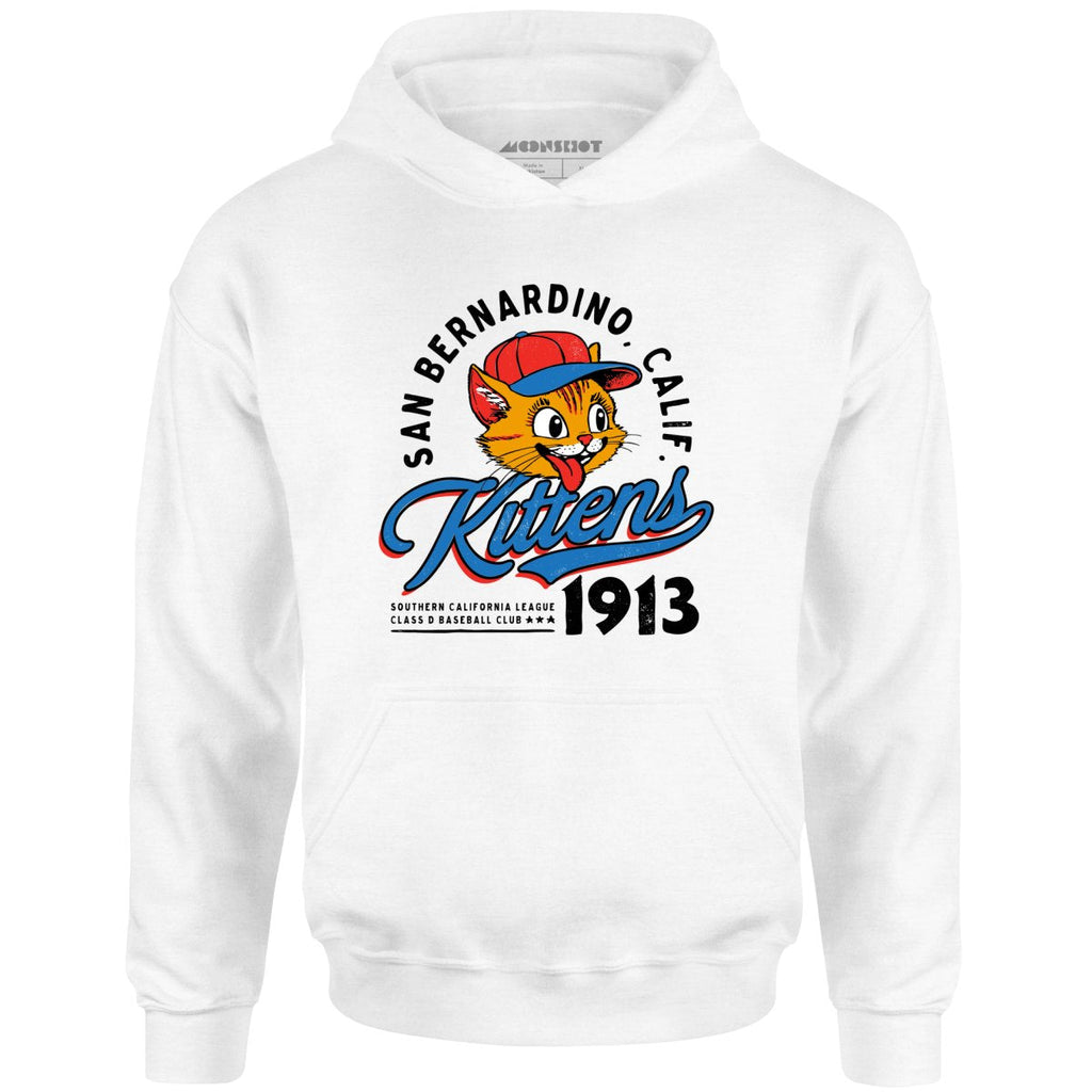 San Bernardino Kittens - California - Vintage Defunct Baseball Teams - Unisex Hoodie