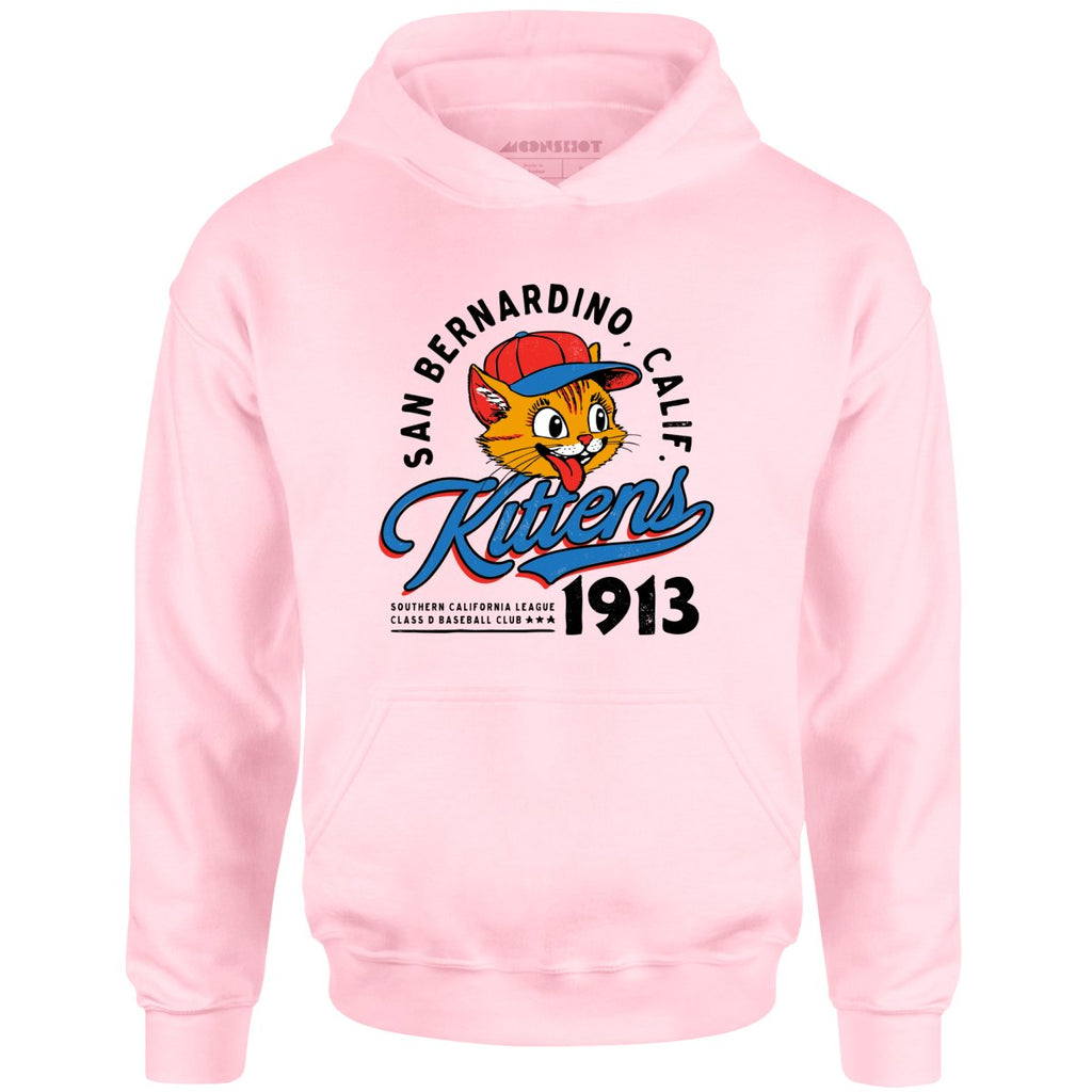 San Bernardino Kittens - California - Vintage Defunct Baseball Teams - Unisex Hoodie