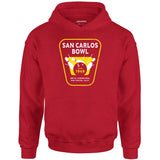 San Carlos Bowl - San Carlos, CA - Vintage Bowling Alley - Unisex Hoodie