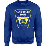San Carlos Bowl - San Carlos, CA - Vintage Bowling Alley - Unisex Sweatshirt