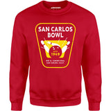 San Carlos Bowl - San Carlos, CA - Vintage Bowling Alley - Unisex Sweatshirt