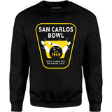 San Carlos Bowl - San Carlos, CA - Vintage Bowling Alley - Unisex Sweatshirt