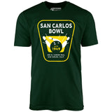 San Carlos Bowl - San Carlos, CA - Vintage Bowling Alley - Unisex T-Shirt