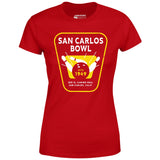 San Carlos Bowl - San Carlos, CA - Vintage Bowling Alley - Women's T-Shirt