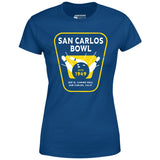San Carlos Bowl - San Carlos, CA - Vintage Bowling Alley - Women's T-Shirt