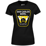 San Carlos Bowl - San Carlos, CA - Vintage Bowling Alley - Women's T-Shirt